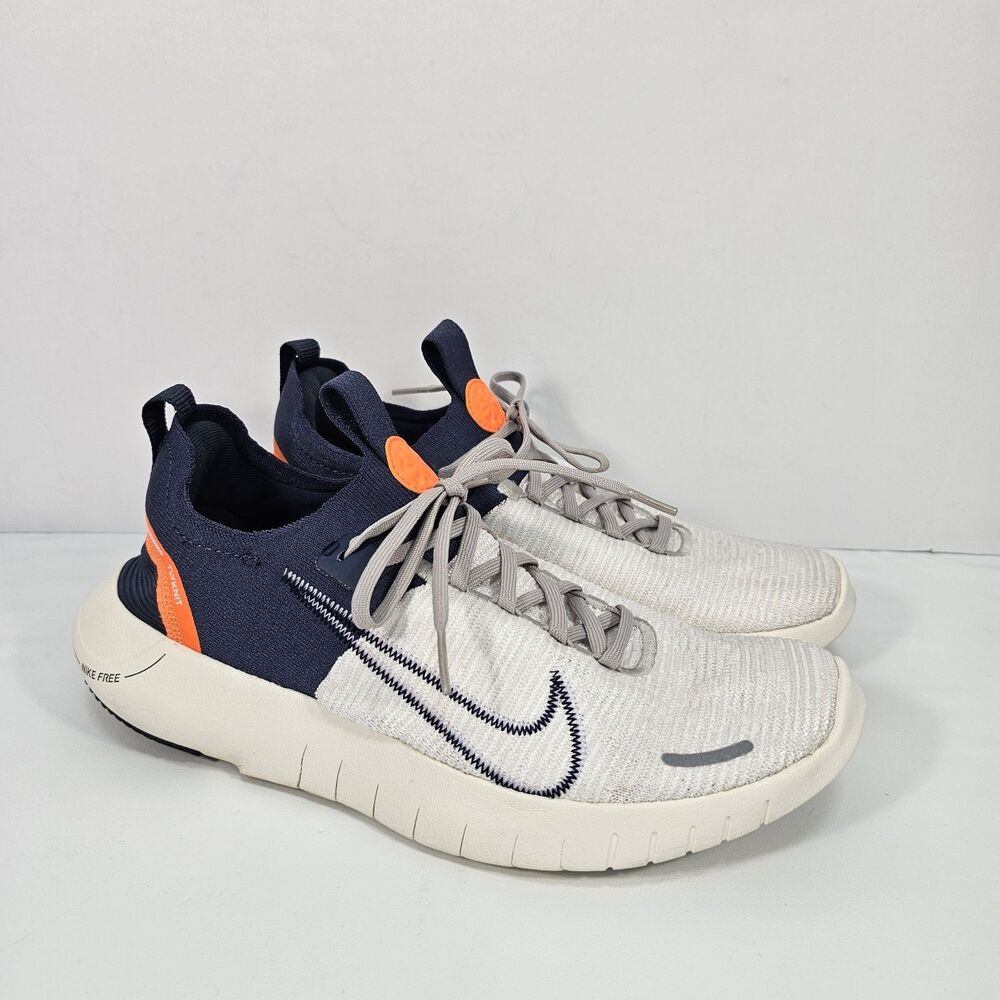 Nike Free Run Flyknit Next Nature  Thunder Blue Sail White Men's Size 8.5 Shoes
